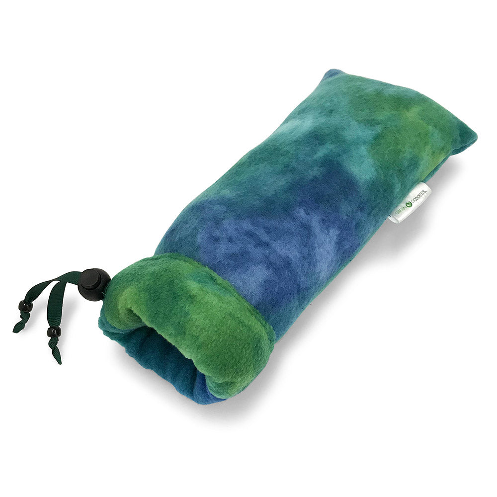 11" Padded Fleece Pipe Pouch - Large, Blue-Green TieDye - Green Goddess Supply