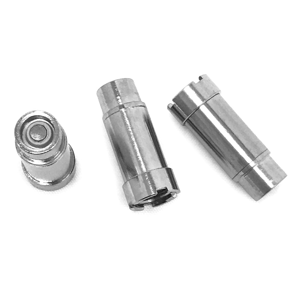 Large Chrome Magnetic Adapters (3-Pack) - Green Goddess Supply