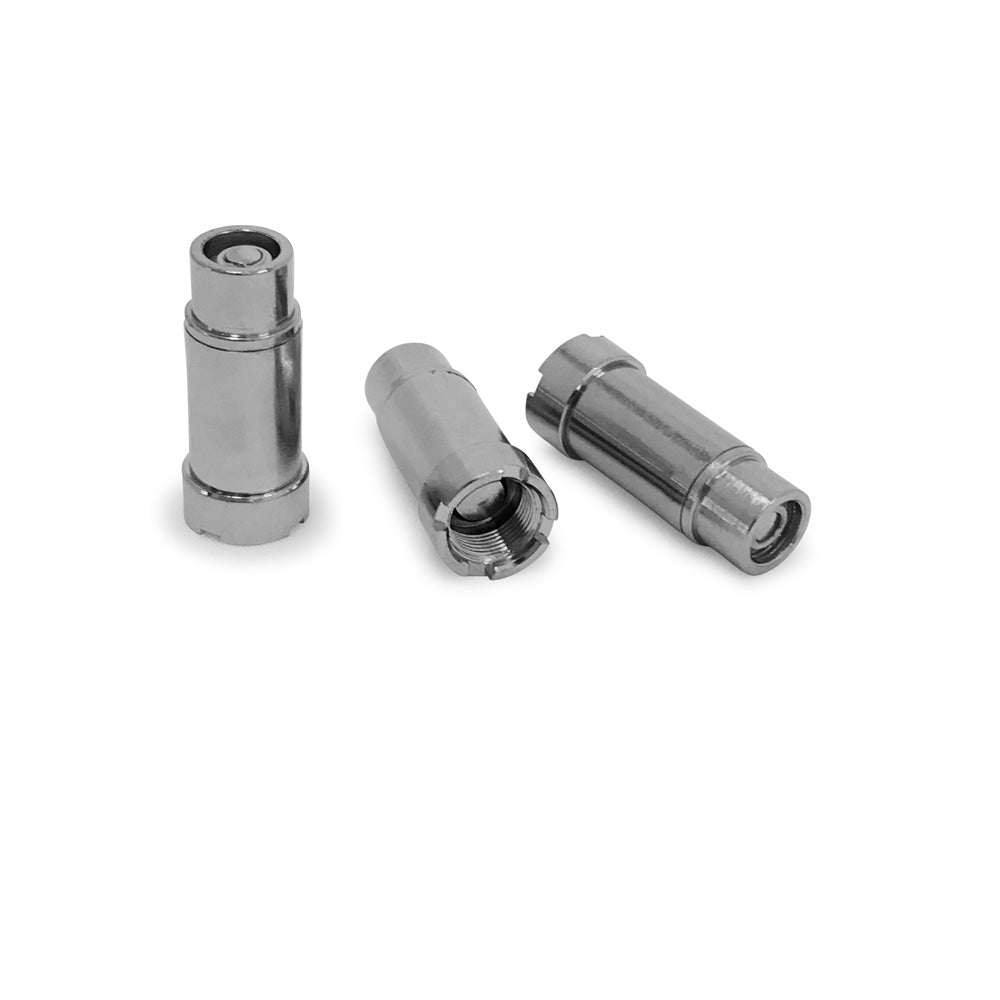 Large Chrome Magnetic Adapters (3-Pack) - Green Goddess Supply