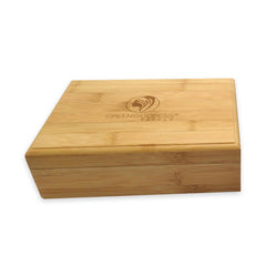 Bamboo Storage Box w/ Rolling Tray Lid - Green Goddess Supply