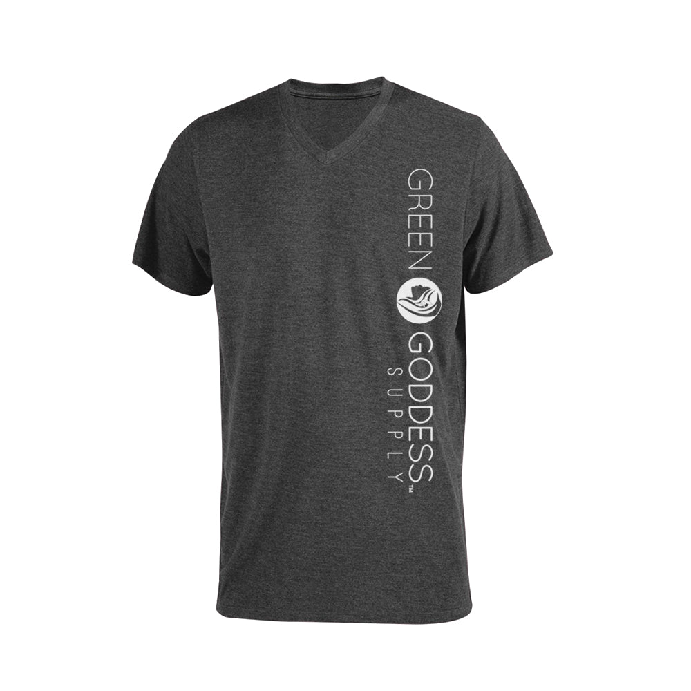 Men's V-Neck Logo Tee - Green Goddess Supply