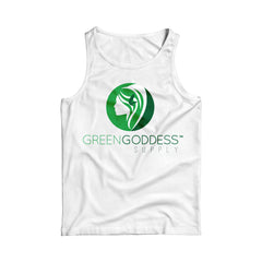 Women's Logo Tank Top Shirt - White - Green Goddess Supply