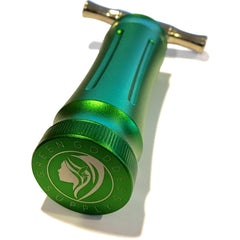 Premium Aluminum Pollen Press with "T-Press" Style One-Piece Handle - Green Goddess Supply