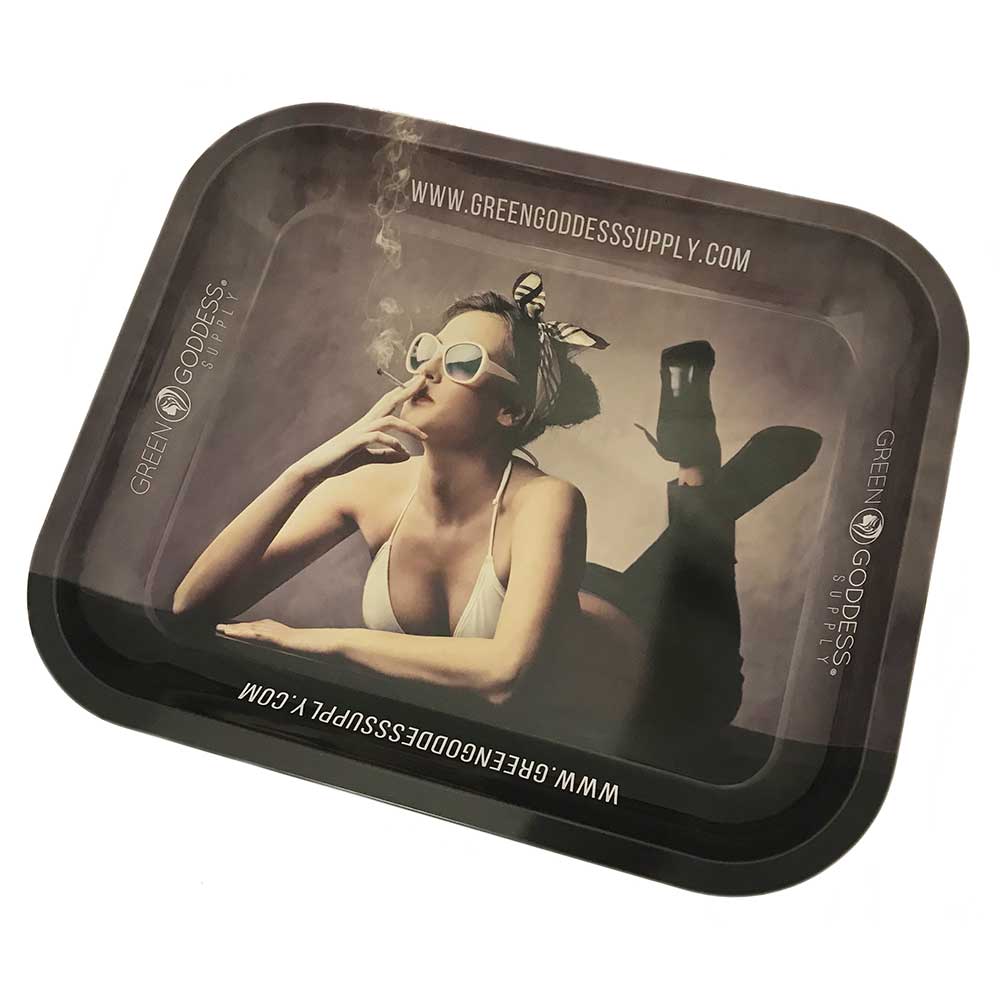 Extra Large 14 x 12 Trimming Tray (Rolling Tray) – Green Goddess Supply