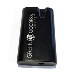 3" Anodized Aluminum Dugout - Black - Green Goddess Supply