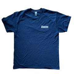 Blue "Addictive" Short Sleeve Tee Shirt