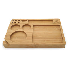 Bamboo Rolling Tray (9" x 6") - Green Goddess Supply