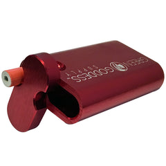 3" Anodized Aluminum Dugout - Red - Green Goddess Supply