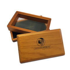 Mini Walnut Pollen Sifter Box - Green Goddess Supply