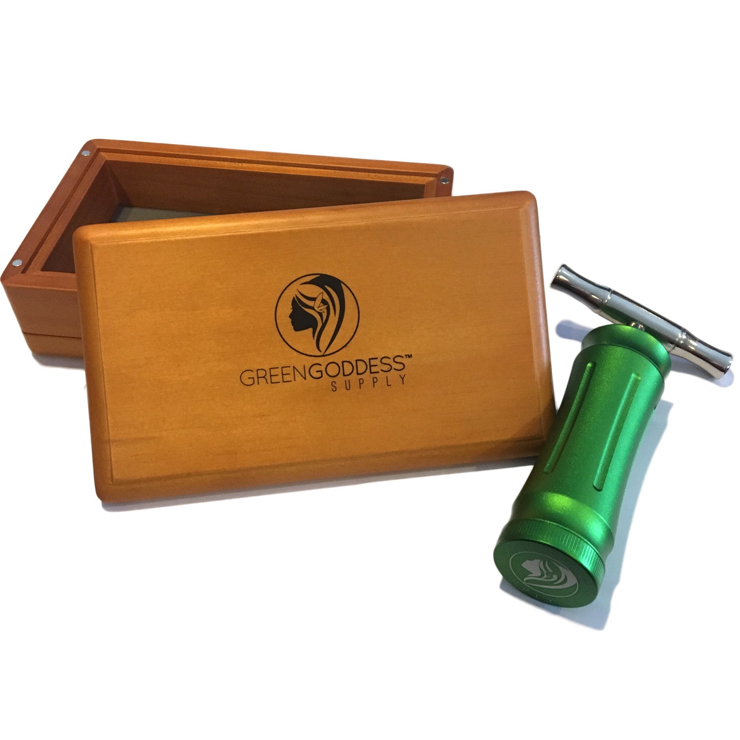 Walnut Sifter Box & Pollen Press (Bundle) - Green Goddess Supply
