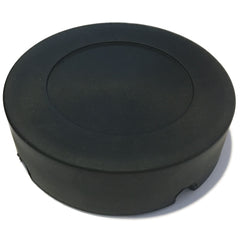 Round Silicone Ashtray - Black - Green Goddess Supply