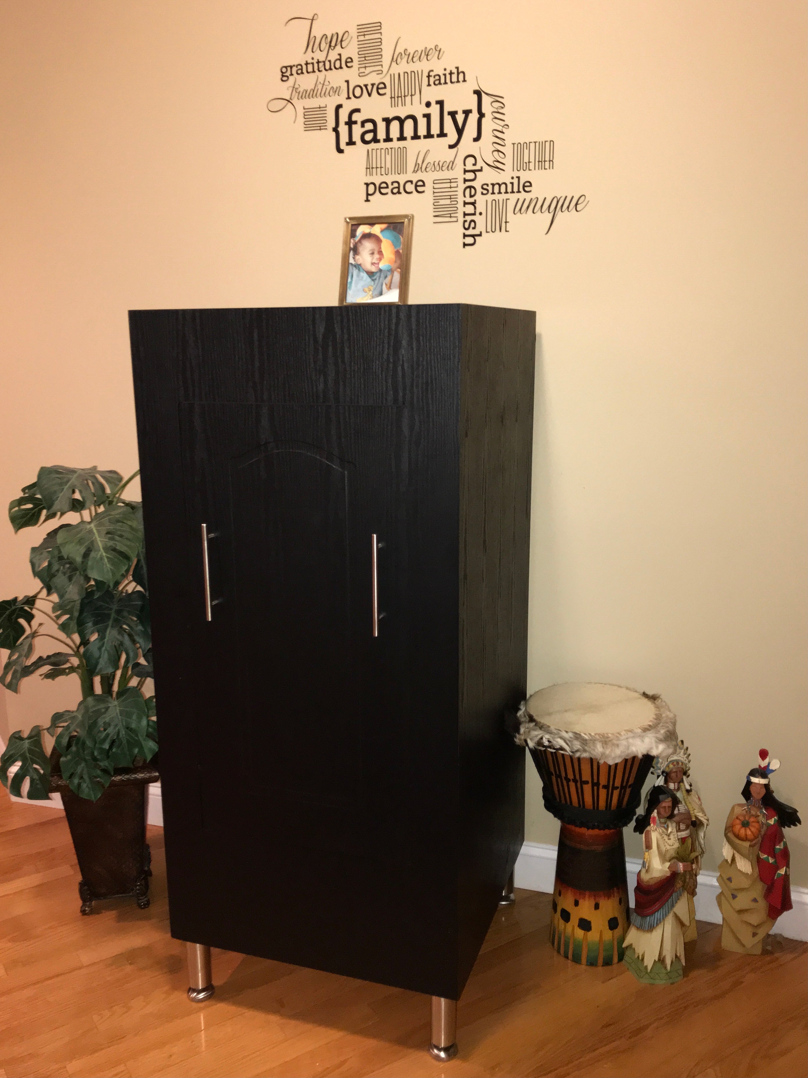 Black Armoire Home Grow System