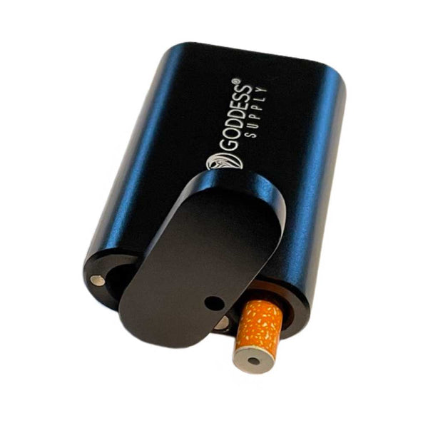 3" Aluminum Dugout with Magnetic Top - Black