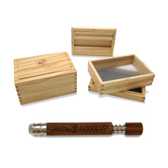 Got Wood PACKAGE - Pine Box and Wood Bat - Green Goddess Supply