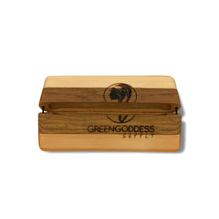 PotPocket - Handmade Wooden Holder for Cigarettes, Joints, Blunts and Cones - Green Goddess Supply