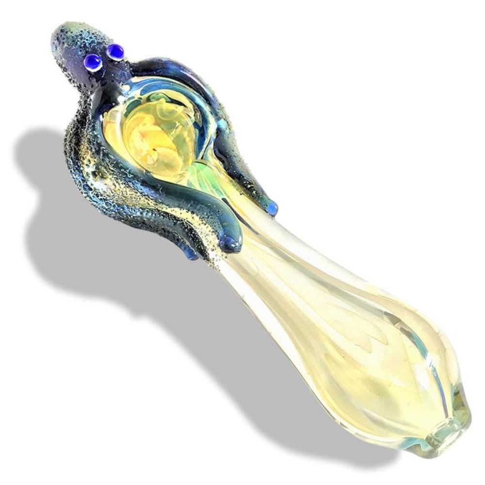 Cute Octopus Glass Spoon - Green Goddess Supply