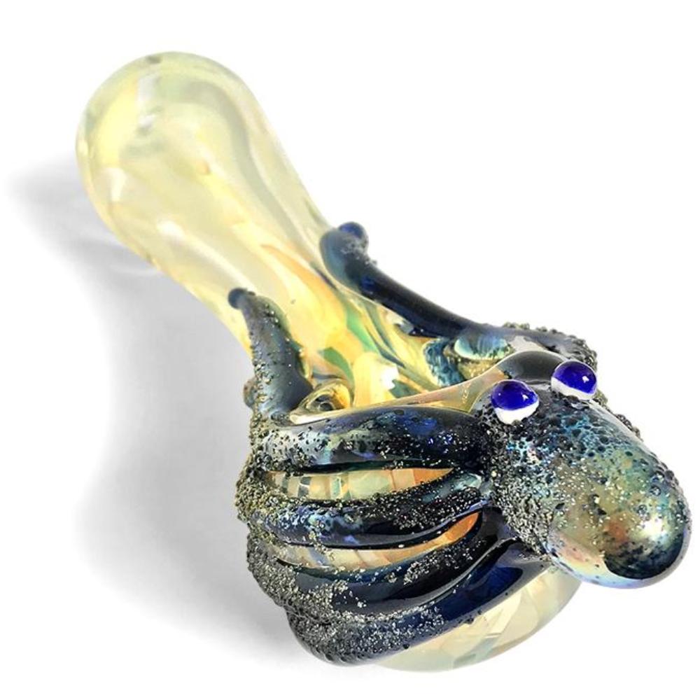 Cute Octopus Glass Spoon - Green Goddess Supply