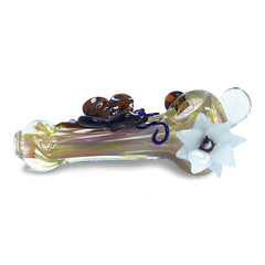 Dragon Fly on Pastel Glass Spoon - Green Goddess Supply