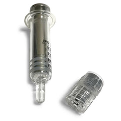 1ml Glass Syringe with Stainless Steel Plunger (Green) - Green Goddess Supply