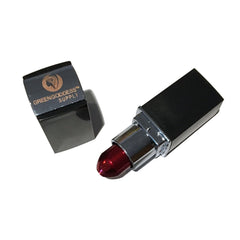 Lipstick Novelty Pipe - Red - Green Goddess Supply