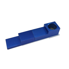 Magnetic 2-Piece Folding Pipe - Blue - Green Goddess Supply