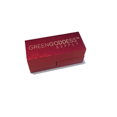 Magnetic 2-Piece Folding Pipe - Red - Green Goddess Supply